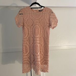 Fashion union pink lace beautiful formal dress. Size 2